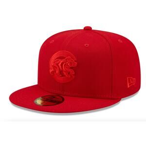 NWT Men's Chicago Cubs New Era Scarlet Color Pack 59FIFTY Fitted Hat,‎ 7 1/4